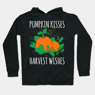 Pumpkin Kisses Harvest Wishes Hoodie